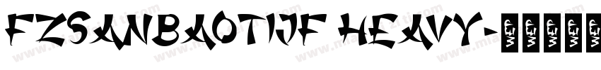 FZSanBaoTiJF Heavy字体转换